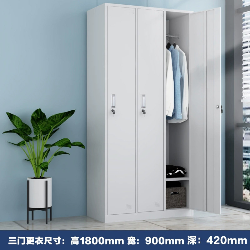 Three-door locker