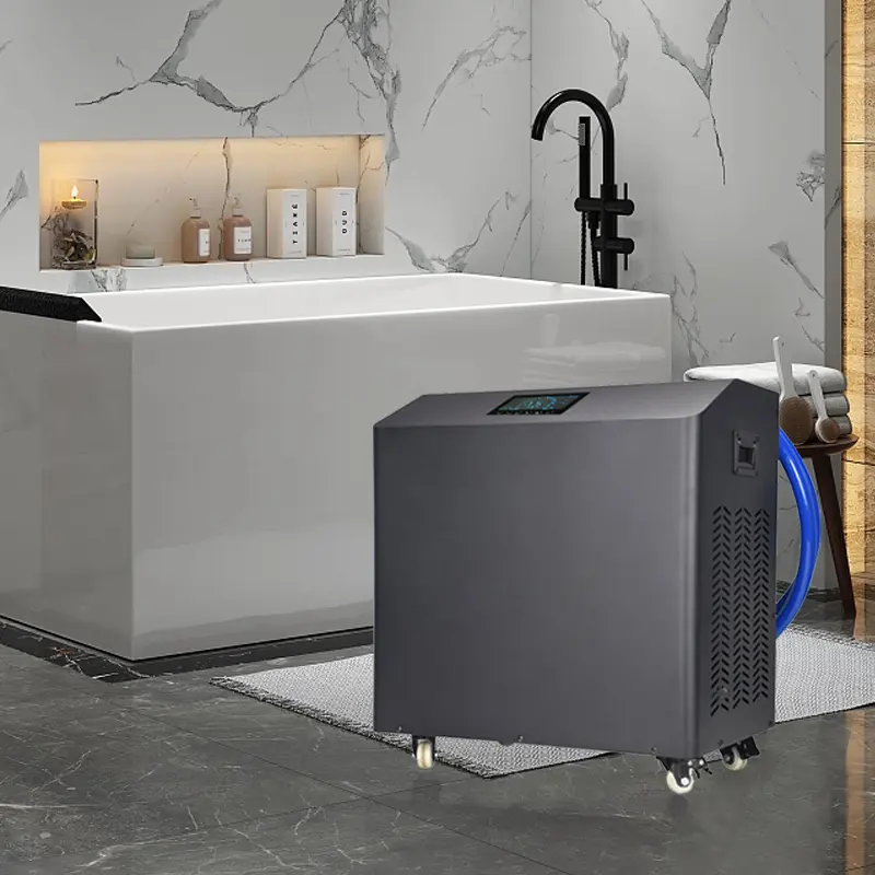 Máquina de desinfecção de ozônio controle remoto, máquina de resfriamento de gelo quente para piscina e spa