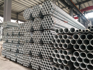 Tubes en acier galvanisé à paroi épaisse ASTM A53 Grade B, revêtement antirouille, soudage pour l'ingénierie maritime, la construction côtière - Product Image 3