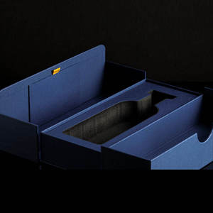 Boîtes cadeaux écologiques haut de gamme pour boissons, en matériaux recyclés, structure rigide, pelliculage mat, pour spiritueux et vins de luxe - Product Image 5