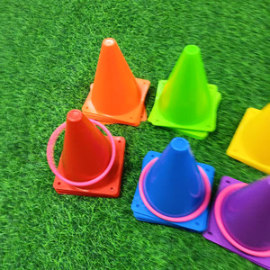 Juego de Conos de Plástico para Lanzar Anillos, Juego de Carnaval al Aire Libre para Niños y Adultos, Diversión en el Patio Trasero, Juego para Fiestas de Cumpleaños - Product Image 2