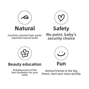 Legno <span class=keywords><strong>arte</strong></span> Montessori aiuti didattici legno campana <span class=keywords><strong>di</strong></span> roccia per bambini 0-3 anni <span class=keywords><strong>di</strong></span> età bambini educazione precoce EN71 approvato - Product Image 4