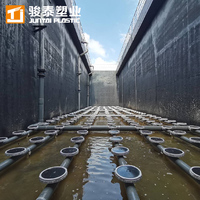 Diffuseur à bulles fines EPDM D270, diffuseur à disque de 9 pouces pour l'aquaculture, l'oxygénation des étangs de crevettes et de poissons