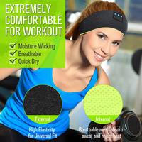 Diadema Inteligente con Bluetooth 5.4, Absorbente de Sudor, para Deportes, 2 en 1 con Antifaz para Dormir, Ideal para Yoga, Correr y Ciclismo, Suministro de Fábrica