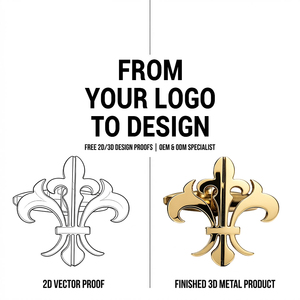 Gemelos de metal huecos con diseño recortado para hombre, en oro y plata, para camisa francesa, de lujo, para caballero, con logotipo personalizado - Product Image 3
