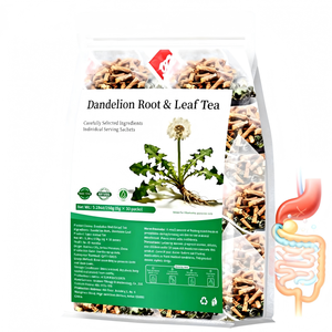 Tè alle Erbe Naturali Cinesi di Radice e Foglie di <span class=keywords><strong>Tarassaco</strong></span>, Tè Verde in Bustine <span class=keywords><strong>per</strong></span> Digestione Gastrointestinale, Detox e Promozione della Perdita di Peso - Product Image 1