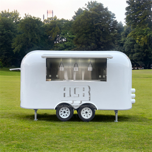 Wholesale Small CE Certified Mobile Food Cart Fiberglass Mobile Food Caravan for Sale <b>Concession</b> <b>Trailer</b> Ice Cream Truck - Product Image 2