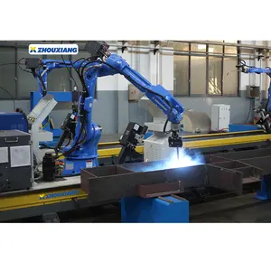 Robot Las struktur baja solder industri tipe baru stasiun las industri