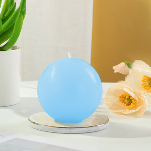 Birthday Wedding Party Hotel Household Lighting Emergency Spherical Smokeless Tasteless <strong>Round</strong> <strong>Candle</strong> - Product Image 6