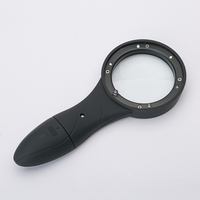 Loupe à lumière UV LED en verre TH-600559 4X pour la lecture