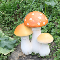 Accessoires de micro-paysage champignon style chinois, décorations de rocaille de printemps pour bonsaï, multifonctionnelles pour jardinage DIY