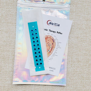 Personnalisé de qualité médicale arc-en-ciel cristal bande noire graines d'oreille pâte d'<span class=keywords><strong>acupuncture</strong></span> <span class=keywords><strong>points</strong></span> d'oreille pour thérapie auriculaire personnalisé - Product Image 3