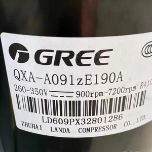 Compresseur Scroll Gree QXA-A091zE190A 260-350V 900-7200rpm R410a - Product Image 1