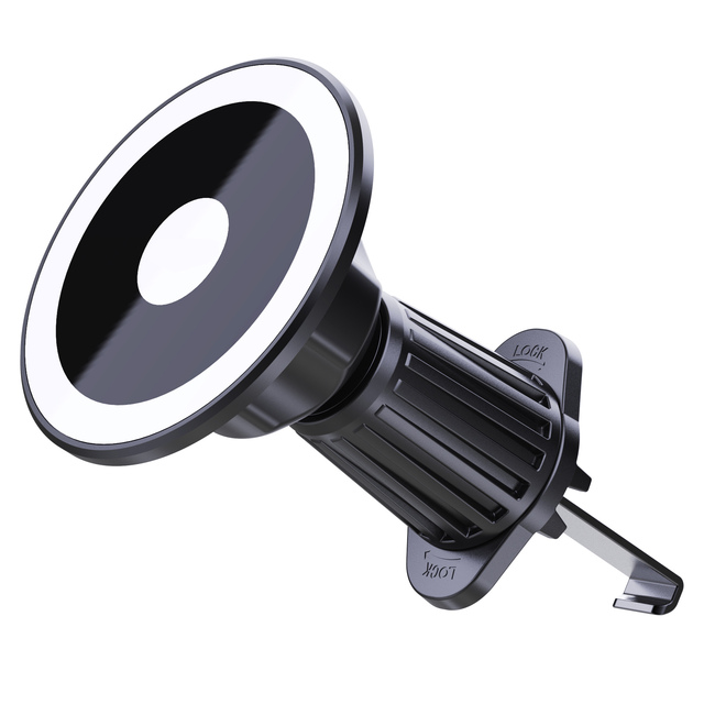 Wholesale 360 Rotation Adjustable Car Magnetic Phone Holder Newest Style Stand Stable Metal Hook Flexible ABS PC Car Air Vent