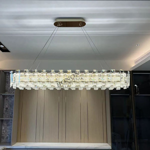 Art créatif postmoderne minimaliste lustre en verre lampe mode luxe nordique pour salon et hôtel petite taille - Product Image 3