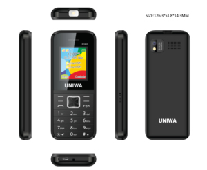 Téléphones portables <span class=keywords><strong>de</strong></span> haute qualité avec une grosse batterie <span class=keywords><strong>de</strong></span> 1800 mAh, longue autonomie, écran <span class=keywords><strong>de</strong></span> 1,8 pouce, prix bas, téléphone <span class=keywords><strong>portable</strong></span> à clavier Itel fabriqué en Chine, UNIWA E1802 - Product Image 2