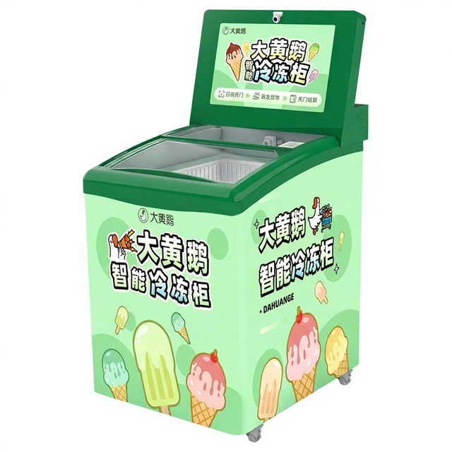 New Multi-brand Ice Cream Frozen Cabinet Vending Machine with SDK 24/7 Operation & Network Compatibility for Sale