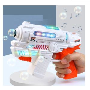 Juguete eléctrico de burbujas automático para niños, pistola de juguete con luces y sonido - Product Image 1