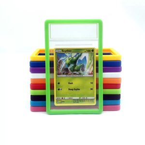 Protège-cartes en silicone bleu 6 pouces – Étui premium pour cartes à collectionner, protection antichute - Product Image 1