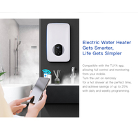 Chauffe-eau électrique instantané sans réservoir intelligent Wifi 220V personnalisé