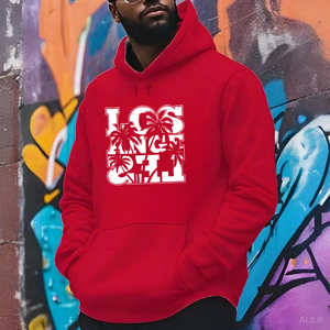 Sweats à capuche à séchage rapide écologiques imprimés de haute qualité de couleur unie Vente en gros Logo personnalisé Automne Hiver Sweat-shirts pullover pour hommes - Product Image 4