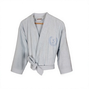 High Quality Best Price 100 Cotton Terry Quick Dry Bathrobe Eco Friendly Turkish Manufacturer - Product Image 1