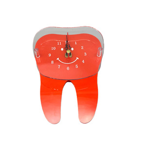 Plastic Tandvorm Klok Tandheelkundige Decoratie Handleiding Power Source Tandheelkundige Geschenken - Product Image 3