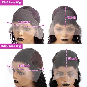 2025 <strong>New</strong> XZY Wholesale <strong>Brazilian</strong> 13x4 13x6 HD Lace Front Raw Human Hair Wigs Glueless Natural Virgin Cuticle Aligned Hair Wig - Product Image 6
