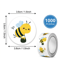 Rouleau d'autocollants animaux mignons personnalisés pour enfants, étiquettes de récompense, autocollants motivants en vinyle imperméable pour enseignants et salles de classe