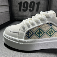 Chaussures de Skateboard pour Hommes de Marque Designer de Haute Qualité en Gros, en Tissu PU et Coton, Style Marche, Fournisseur de Chaussures OEM ODM