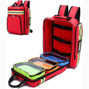 Échantillon gratuit Sac à dos de premiers secours Sacs médicaux personnalisés de grande taille imperméables Sac de premiers secours pour médecin Sac de premiers secours pour traumatisme Sac d'urgence - Product Image 2