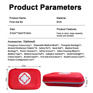 Xách tay màu đỏ EVA tùy chỉnh Cứu Hộ Khẩn cấp Kit từ gia đình Xe nhà máy - Product Image 3
