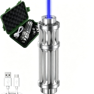 ปากกาเลเซอร์สีน้ำเงินระดับมืออาชีพพร้อมระบบชาร์จ USB |   ลำแสงสีน้ำเงินความเข้มสูงสำหรับงานอุตสาหกรรม - Product Image 1