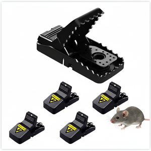 Piège à souris en plastique ABS haute sensibilité avec coupelle à appât détachable pour le contrôle des rongeurs en cuisine intérieure - Product Image 1