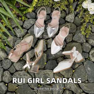 Nuevas Sandalias de Plataforma con Tacón Cuadrado y Cierre Metálico de Piel Sintética para Mujer, Estilo Casual y a la Moda - Product Image 2