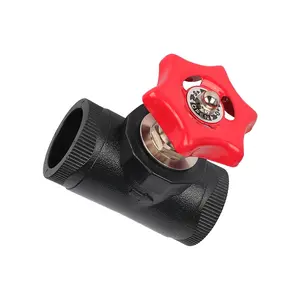 Butt Fusion Ventiel Pe Socket Fusion Stopklep Adapter Ronde Kop Pijp Connector Hdpe Fittingen Voor Drainage