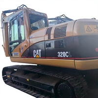 Excavatrice d'occasion d'origine japonaise CAT 320C 320CL, 20 tonnes, engin de construction, godet de 0,8 m³, Caterpillar 320C, excavatrice sur chenilles