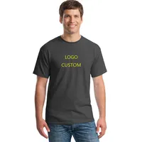 C1, venta al por mayor, diseña tu propia Camiseta de algodón, camiseta personalizada con LOGO impreso en blanco