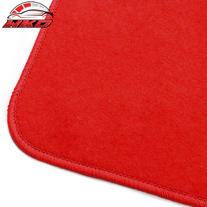 พรมปูพื้นสำหรับเทสลารุ่น S 12-20 พรมกันลื่นด้านหน้าด้านหลังกำมะหยี่สีแดง - 3 ชิ้น - Product Image 4