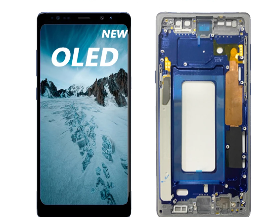 Oled Lcd Assembly Touch Screen Digitizer Screen WITH FRAME for Samsung Galaxy Note 9 N960 Lcd with Frame