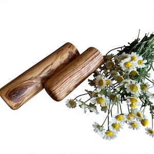 Vase à fleurs en bois naturel, moderne, écologique, fait main, pour la décoration de la maison, fabricant AZ ENTERPRISES AZE-WV034 - Product Image 3
