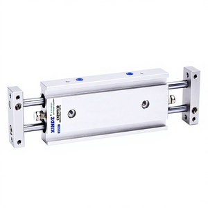 Cylindre à double tige CXSWL de type SMC avec connexion filetée, cylindre de table coulissante en tailles 10*10-20/30/40/50/75/100 - Product Image 2