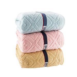 Serviettes de bain en coton Morandi 35x75cm 70x140cm, logo brodé, personnalisation possible, pour la maison et les cadeaux - Product Image 2