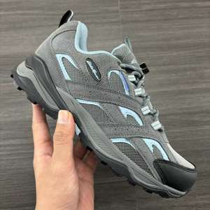 Zapatos de exterior <span class=keywords><strong>impermeables</strong></span> de cuero genuino para <span class=keywords><strong>mujer</strong></span>, zapatos de senderismo y senderos resistentes al desgaste, antideslizantes, cómodos, que absorben los golpes - Product Image 2