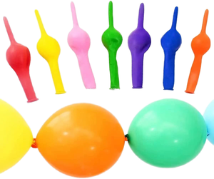 Globos de Cola de Serpiente de Látex 100% Natural de 12 Pulgadas para Decoración de Fiestas de Cumpleaños y Navidad de Alta Calidad - Product Image 1