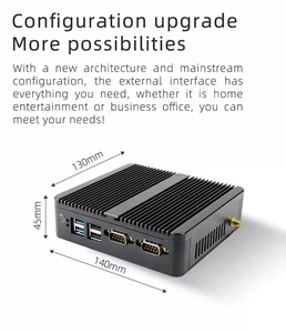 جهاز كمبيوتر صغير Celeron J1900 ثنائي RS232 رباعي النواة نظام هيكلي صناعي رخيص كمبيوتر صغير Win10 <span class=keywords><strong>Linux</strong></span> مع شبكة WLAN - Product Image 4