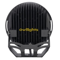 Nouveau phare de travail LED rouge 9 pouces 185W, faisceau spot/diffuseur, haute puissance, en aluminium, 16650 lumens, pour 4x4, voiture, camion, remorque, VTT, SUV