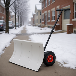 Quitanieves manual de 39.4x17.3 pulgadas con ruedas para aceras y entradas de vehículos - Product Image 2