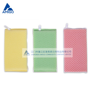 Amigo Mesh Sponge Pad Rectangle Quick Drying For Kitchen Cleaning Red Pink Yellow Green - Product Image 5