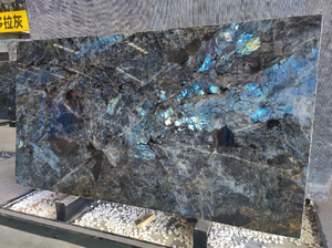 Decorative Stone Slab Blue Emerald <strong>Granite</strong> for Interior Wall Floor - Product Image 6